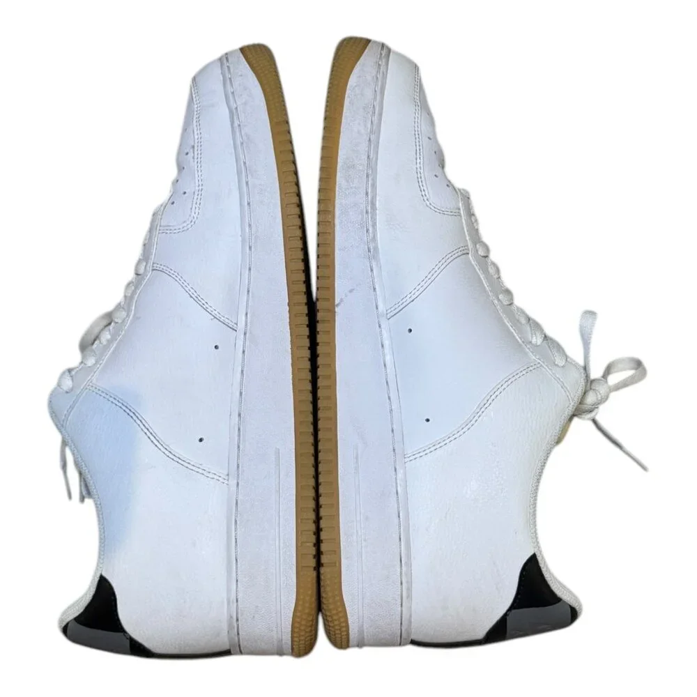 Nike Air Force 1 '07 LV8 NBA Men's Shoes White Pure Platinum CT2298 100 Size 14 - Picture 5 of 10